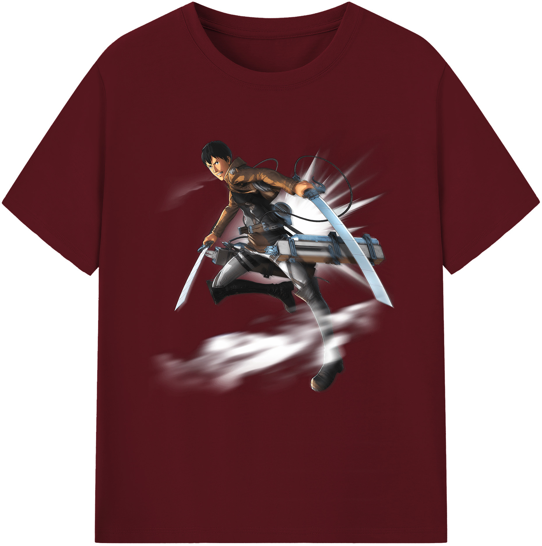 （画像用） 進撃の巨人 ベルトルト・フーバー Attack on Titan Bertholdt Hoover 綿100％半袖Tシャツ（フロントプリント）